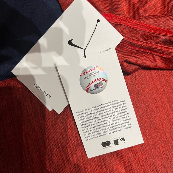 NWT Women's Nike Red Washington Nationals - Picture 9 of 9